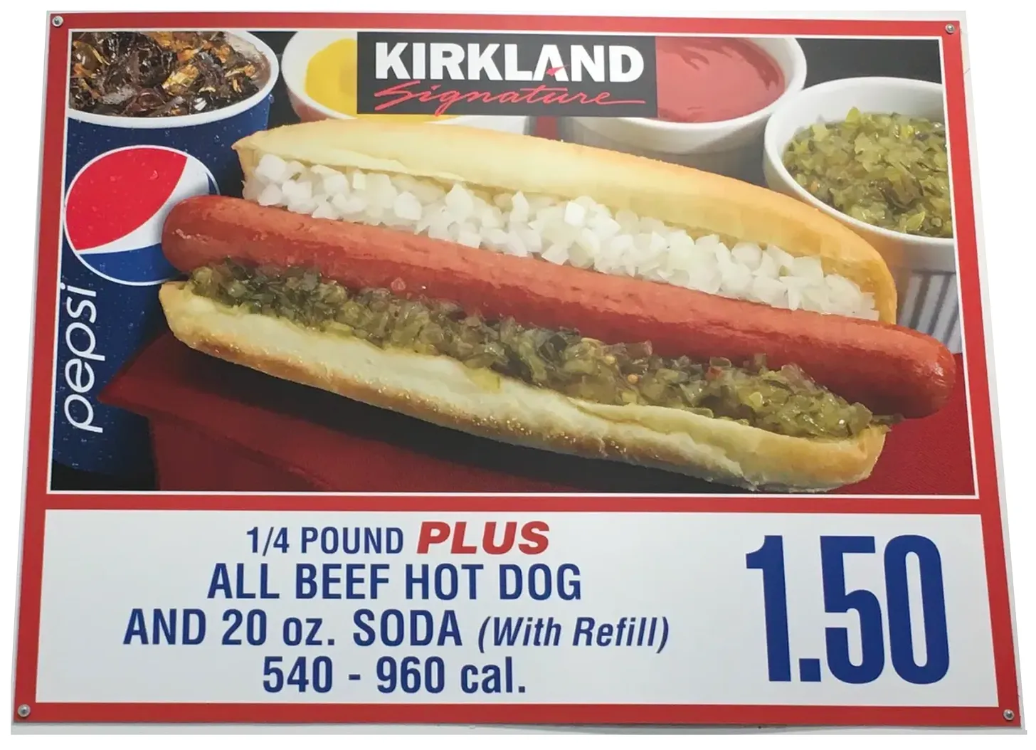 Costco Hot Dog & Soda